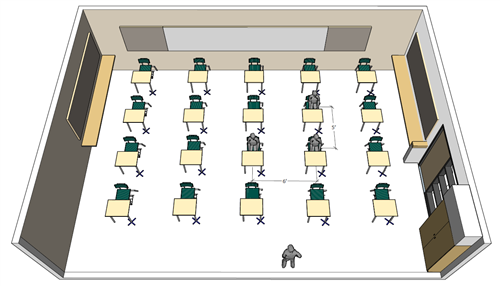 classroom rendering 